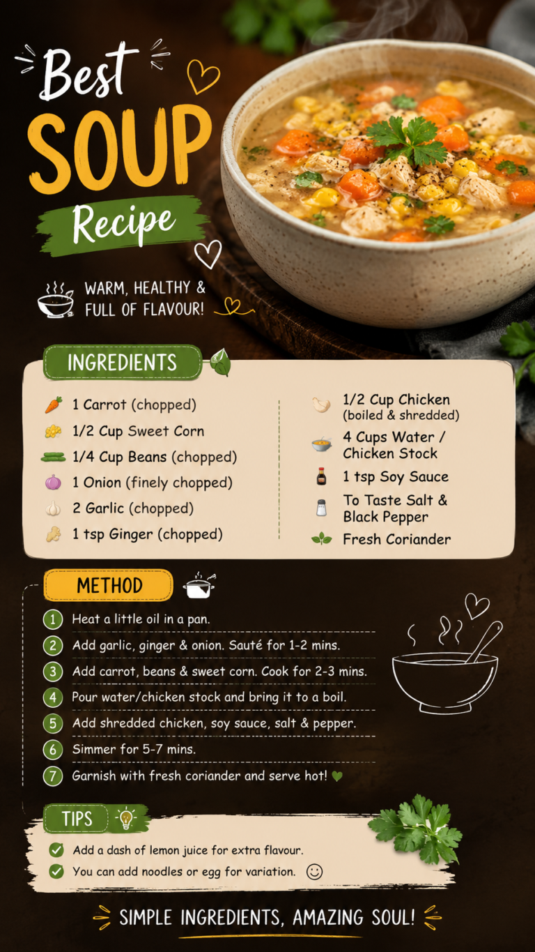 30-Minute Tomato Basil Soup Recipe