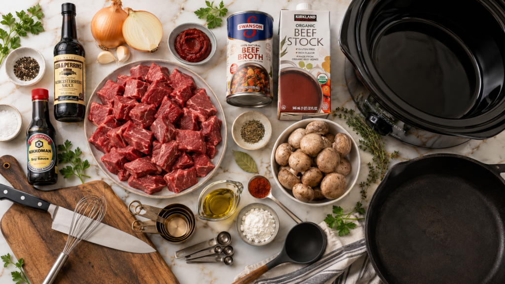 Beef Crock Pot Tips Recipe