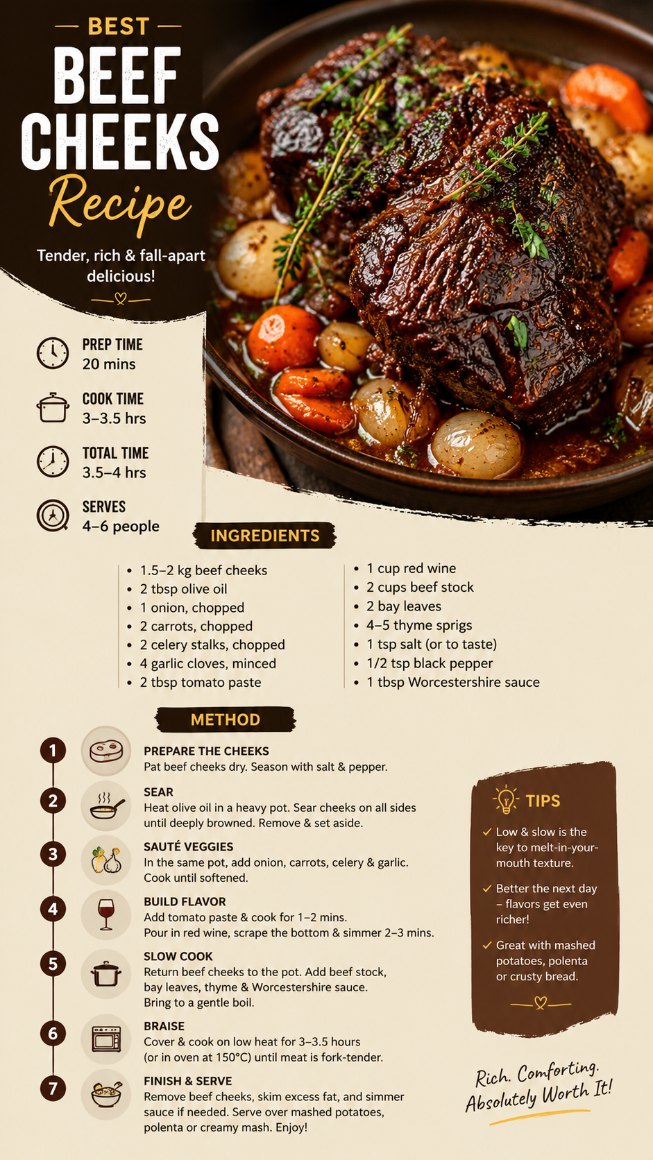 Best Beef Cheeks Recipe