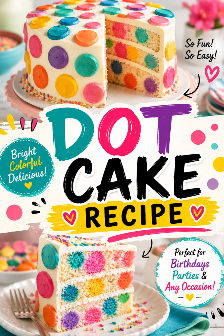 Dot Cake Recipe (So Fun, So Easy!)