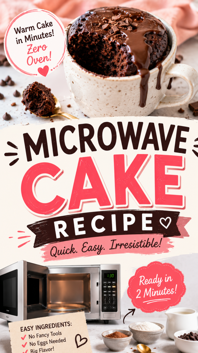 Microwave Cake Recipe