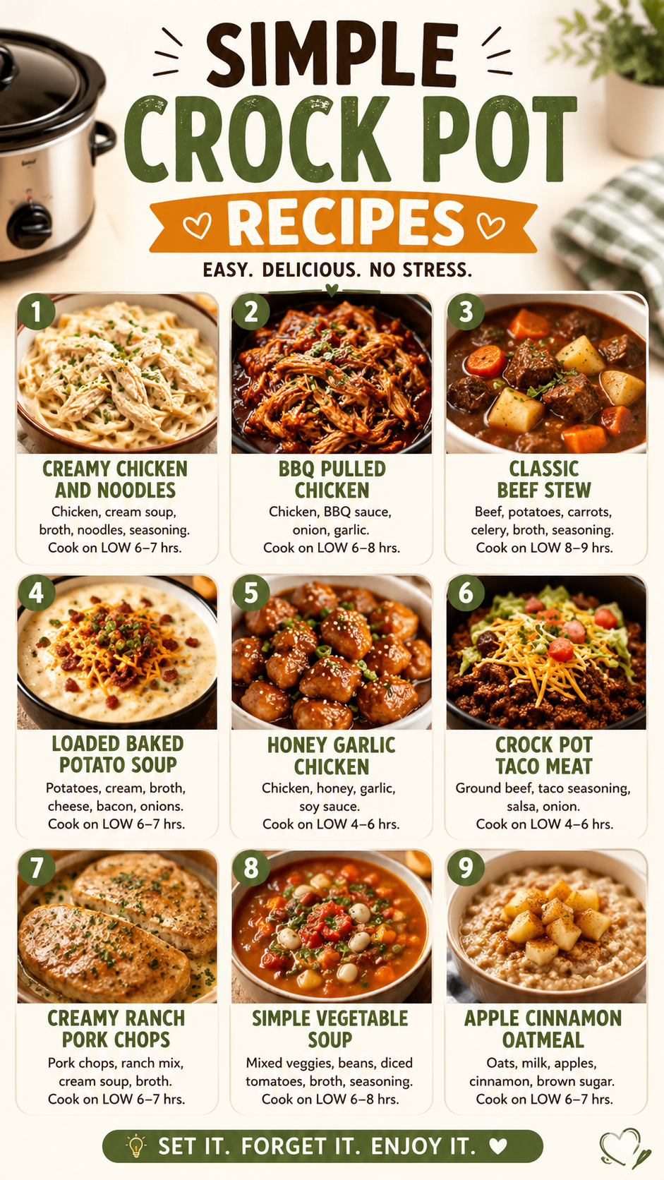 Simple Crock Pot Recipes